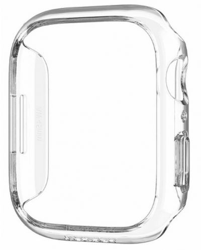 Рамка Spigen - Thin Fit, Apple Watch 7, 45 mm, прозрачна - 3