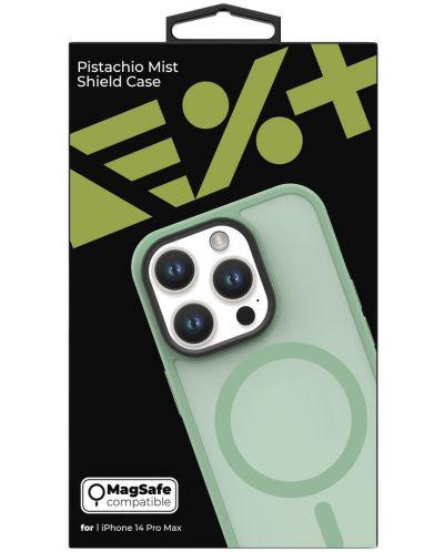 Калъф Next One - Pistachio Mist Shield MagSafe, iPhone 14 Pro Max, зелен - 8