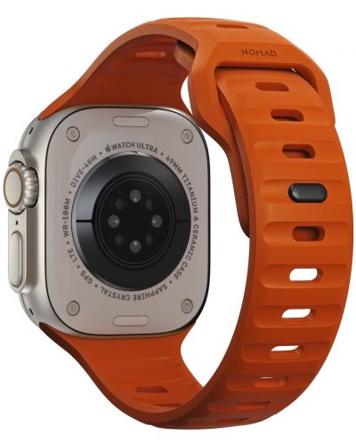 Каишка Nomad - Sport M/L, Apple Watch 1-8/Ultra/SE, оранжева - 2