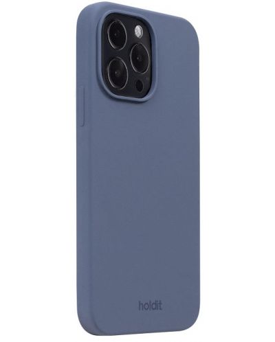 Калъф Holdit - Silicone, iPhone 15 Pro Max, син - 2