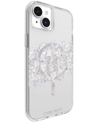 Калъф Case-Mate - Touch of Pearl MagSafe, iPhone 15 Plus, прозрачен - 2