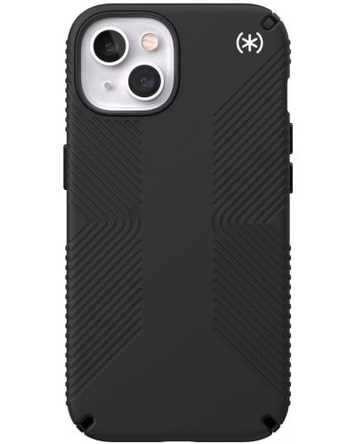 Калъф Speck - Presidio 2 Grip MagSafe, iPhone 13, черен/бял - 1