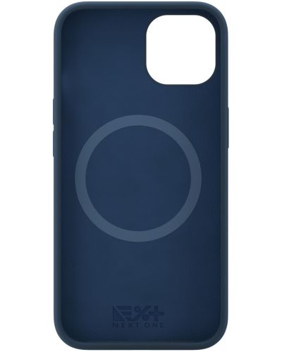 Калъф Next One - Silicon MagSafe, iPhone 13, син - 2