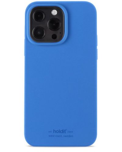 Калъф Holdit - Silicone, iPhone 13 Pro, син - 1