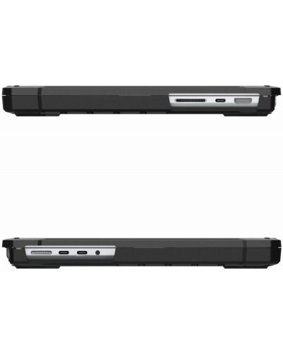 Калъф за лаптоп Spigen - Rugged Armor, MacBook Pro 14, черен - 4