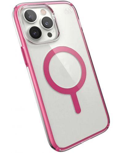 Калъф Speck - Presidio Clear Geo MagSafe, iPhone 14 Pro Max, розов - 2