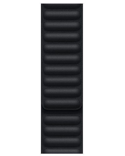 Каишка Apple - Leather Link M/L, Apple Watch, 41 mm, черна - 1