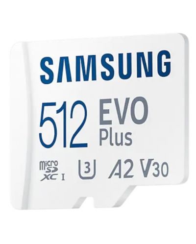 Карта памет Samsung - EVO Plus, 512GB, microSDXC, Class10 + адаптер - 3