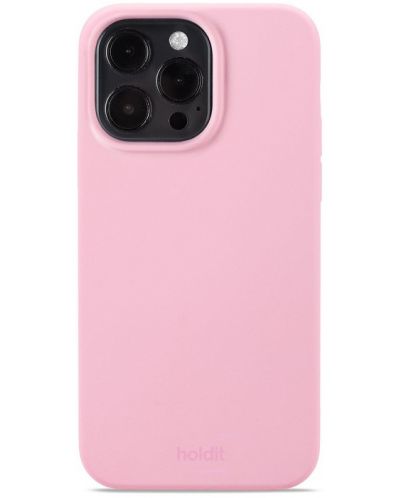 Калъф Holdit - Silicone, iPhone 15 Pro Max, розов - 1