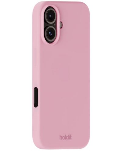 Калъф Holdit - Silicone, iPhone 16, розов - 2