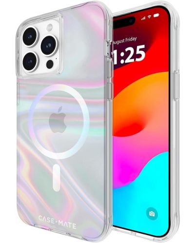 Калъф Case-Mate - Soap Bubble, iPhone 15 Pro Max, многоцветен - 1