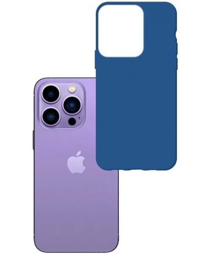 Калъф 3mk - Matt, iPhone 14 Pro Max, Blueberry - 1