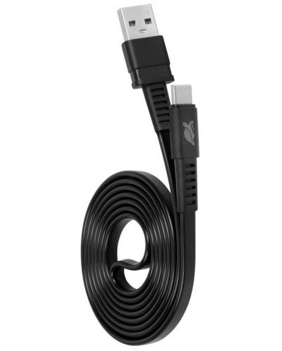 Кабел Rivacase - PS6002BK12, USB-C/USB-А, 1.2 m, черен - 6
