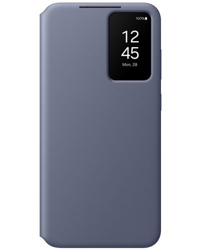 Калъф Samsung - S-View Case, Galaxy S24, лилав - 1
