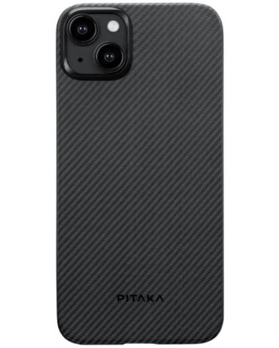 Калъф Pitaka - Fusion MagEZ 4 1500D, iPhone 15, Grey Twill - 1