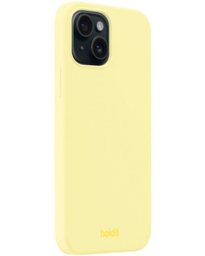 Калъф Holdit - Silicone, iPhone 15, Lemonade - 3