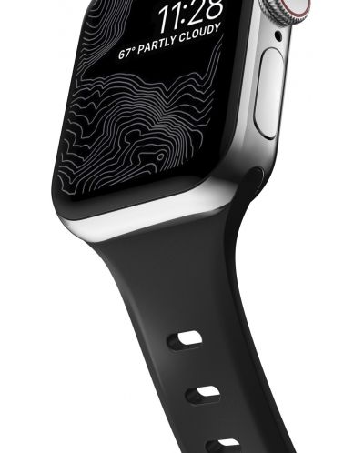 Каишка Nomad - Sport Slim S/M, Apple Watch 1-8/SE, черна - 5