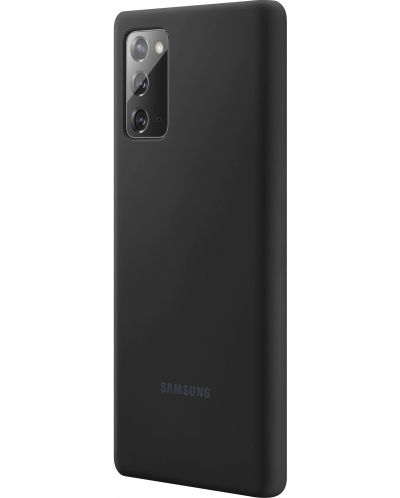 Калъф Samsung - Silicone, Galaxy Note 20, черен - 3