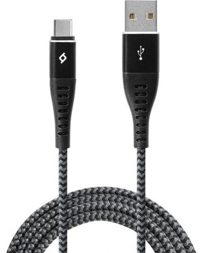 Кабел ttec - ExtremeCable, USB-A/USB-C, 1.5 m, сив/черен - 3