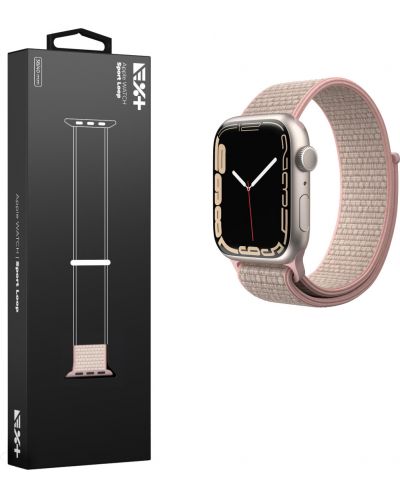 Каишка Next One - Sport Loop Nylon, Apple Watch, 38/40 mm, Pink Sand - 4