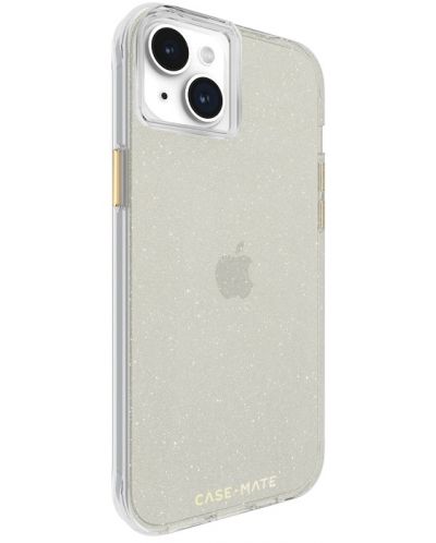 Калъф Case-Mate - Sheer Crystal MagSafe, iPhone 15 Plus, сребрист - 2