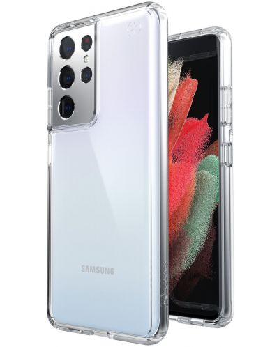 Калъф Speck - Presidio Perfect Clear, Galaxy S21 Ultra 5G, прозрачен - 3