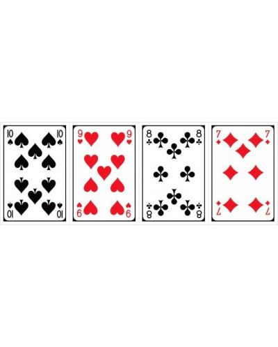 Карти за игра Piatnik - модел Bridge-Poker-Whist, цвят кафяви - 5