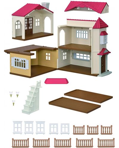 Къща за игра Sylvanian Families - Red Roof - 9