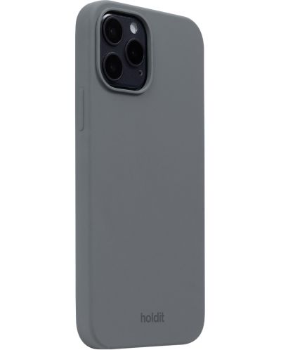 Калъф Holdit - Silicone, iPhone 12/12 Pro, Space Gray - 2