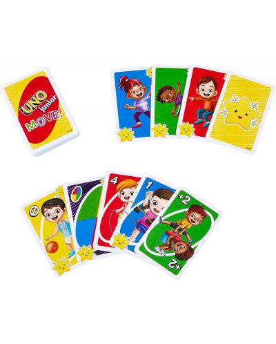 Карти за игра Uno Junior Move! - 4