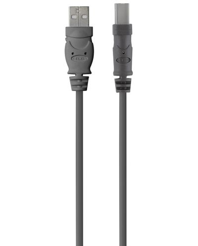 Кабел Belkin - F3U154bt4.8M, USB-A/USB-B, 4.8 m, черен - 1