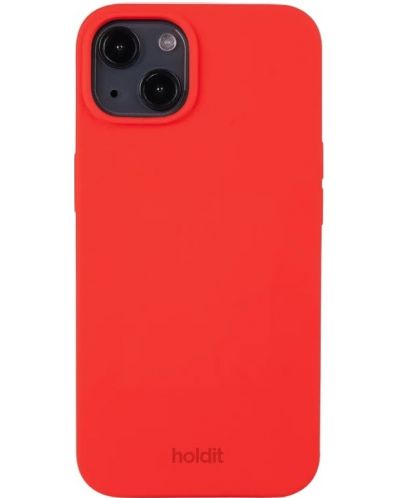 Калъф Holdit - Silicone, iPhone 13/14, Chili Red - 1