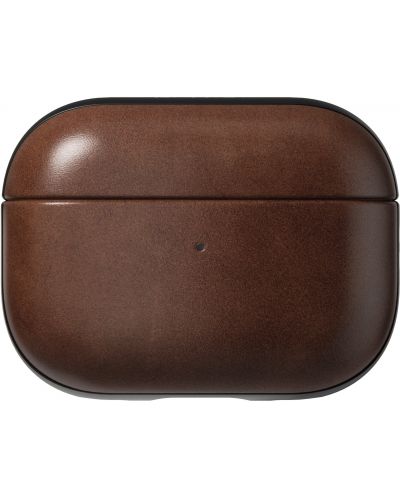 Калъф за слушалки Nomad - Leather, AirPods Pro 2, кафяв - 1