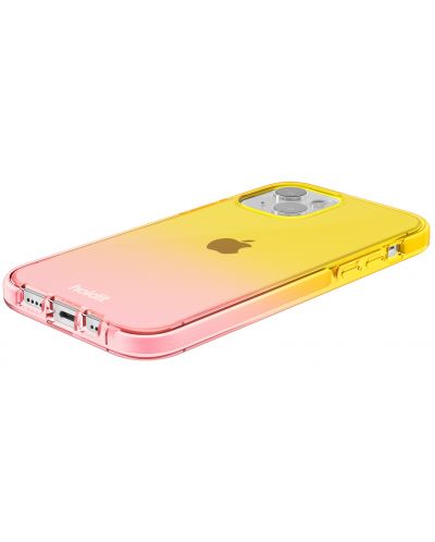 Калъф Holdit - SeeThru, iPhone 14/13, Bright Pink/Orange Juice - 4