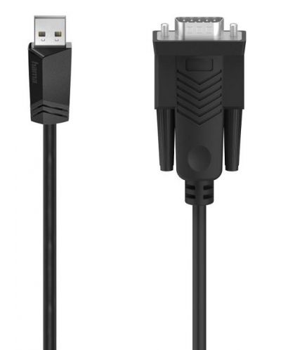 Кабел Hama - 200622, USB-A/D-Sub, 1.5 m, черен - 1
