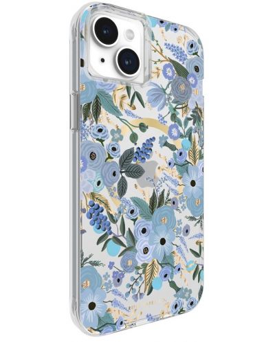 Калъф Case-Mate - Rifle Paper Garden Party Blue MagSafe, iPhone 15 Plus - 2
