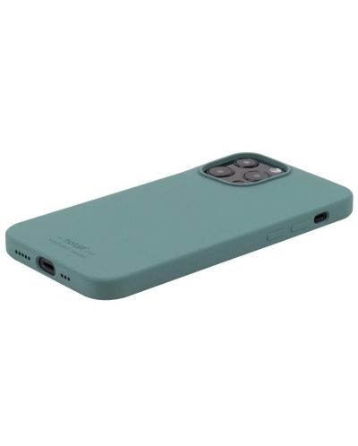 Калъф Holdit - Silicone, iPhone 14 Pro Max, Moss Green - 3