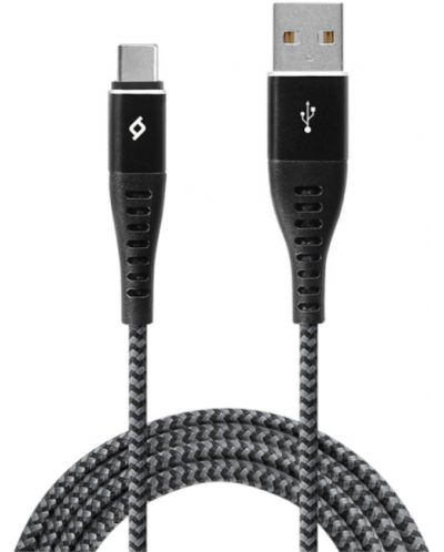 Кабел ttec - Extreme, USB-A/USB-C, 1.5 m, черен - 1