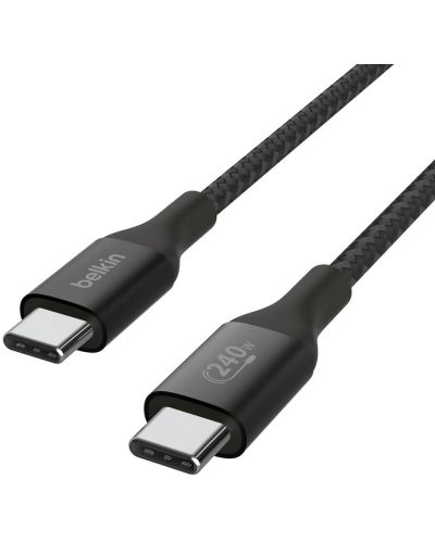 Кабел Belkin - Boost Charge, USB-C/USB-C, 240W, 2 m, черен - 3