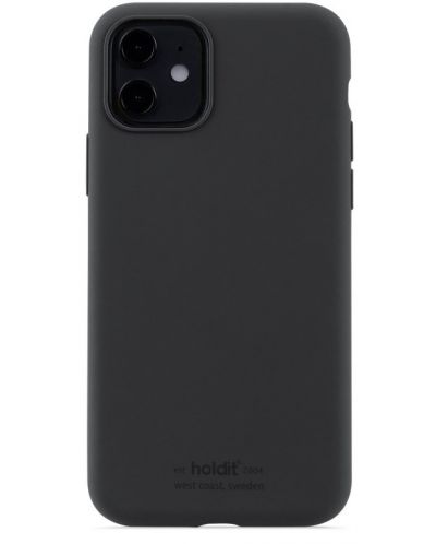 Калъф Holdit - Silicone, iPhone 11, черен - 1