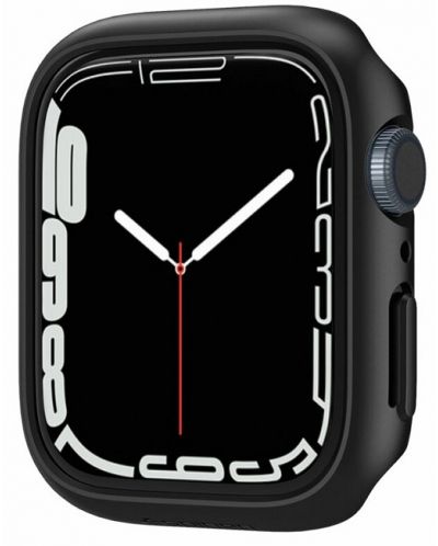 Рамка Spigen - Thin Fit, Apple Watch 7, 41 mm, черна - 1