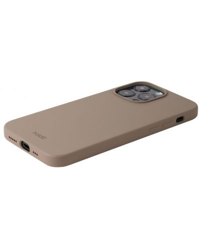 Калъф Holdit - Silicone, iPhone 15 Pro Max, кафяв - 3