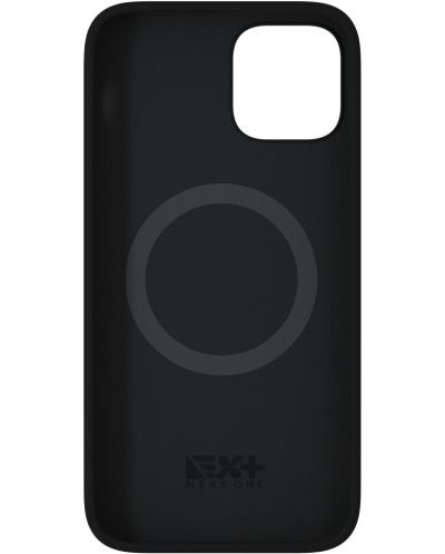 Калъф Next One - Silicon MagSafe, iPhone 12/12 Pro, черен - 2