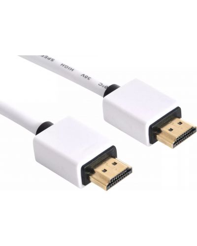 Кабел Sandberg - SAVER, HDMI/HDMI, 5m, бял - 1
