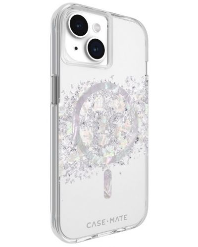 Калъф Case-Mate - Touch of Pearl MagSafe, iPhone 15, прозрачен - 2
