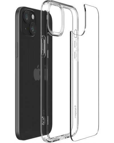 Калъф Spigen - Ultra Hybrid, iPhone 15, Crystal Clear - 4