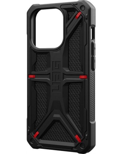 Калъф UAG - Monarch Kevlar, iPhone 15 Pro, черен - 2