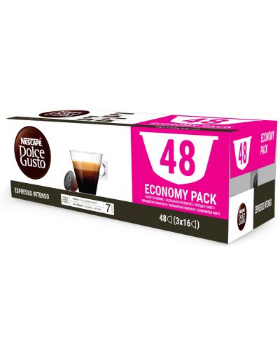 Кафе капсули NESCAFE Dolce Gusto - Espresso Intenso Economy pack, 48 напитки - 2