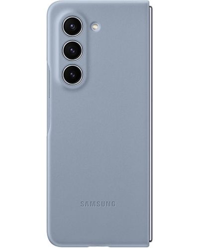 Калъф Samsung - Leather, Galaxy Z Fold5, Icy Blue - 4