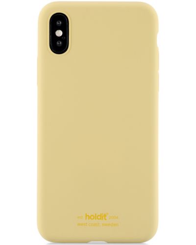 Калъф Holdit - Silicone, iPhone X/XS, жълт - 1